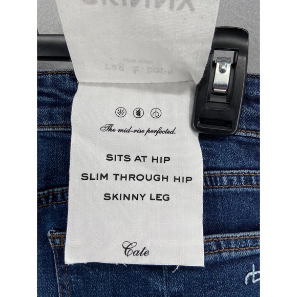NWT Rag & Bone Jeans Womens Sz 25 Cate Mid‎ Rise Skinny in Chelsea $198 - Picture 9 of 16